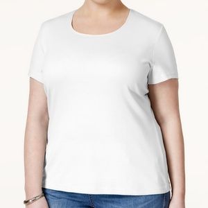 Karen Scott T-Shirt Bright White